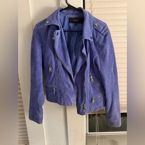 Blue Suede Fabric jacket